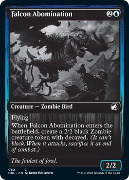 Falcon Abomination card from Innistrad: Double Feature
