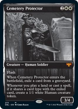 Cemetery Protector card from Innistrad: Double Feature