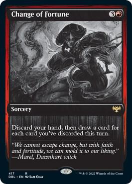 Change of Fortune card from Innistrad: Double Feature