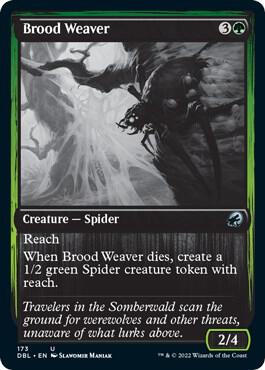 Brood Weaver card from Innistrad: Double Feature