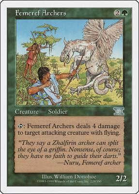 Femeref Archers card from Classic Sixth Edition