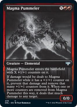 Magma Pummeler card from Innistrad: Double Feature