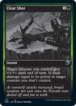 Clear Shot card from Innistrad: Double Feature