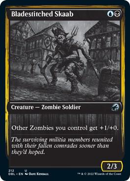 Bladestitched Skaab card from Innistrad: Double Feature