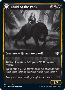 Child of the Pack card from Innistrad: Double Feature
