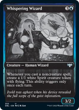 Whispering Wizard card from Innistrad: Double Feature