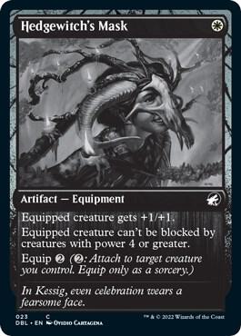 Hedgewitch's Mask card from Innistrad: Double Feature