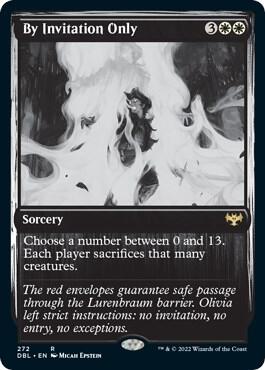 By Invitation Only card from Innistrad: Double Feature