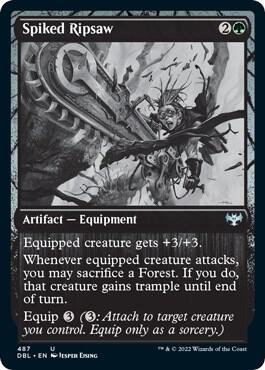 Spiked Ripsaw card from Innistrad: Double Feature