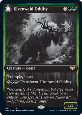Ulvenwald Oddity card from Innistrad: Double Feature