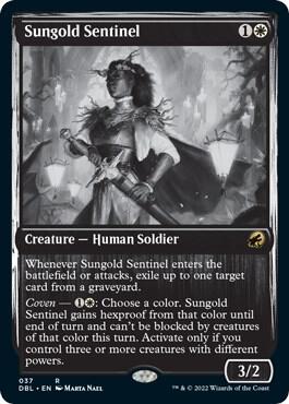 Sungold Sentinel card from Innistrad: Double Feature