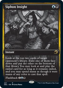 Siphon Insight card from Innistrad: Double Feature