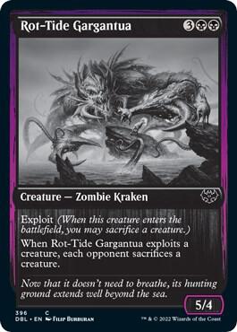 Rot-Tide Gargantua card from Innistrad: Double Feature