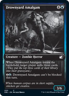 Drownyard Amalgam card from Innistrad: Double Feature