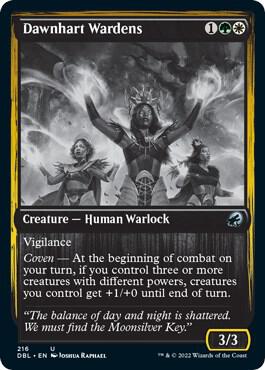 Dawnhart Wardens card from Innistrad: Double Feature