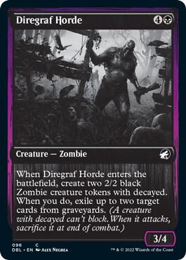 Diregraf Horde card from Innistrad: Double Feature