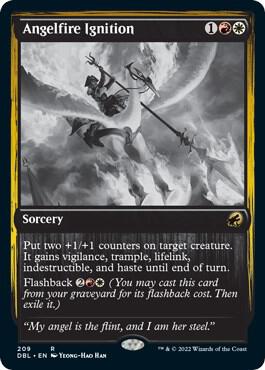 Angelfire Ignition card from Innistrad: Double Feature