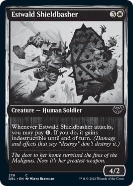 Estwald Shieldbasher card from Innistrad: Double Feature