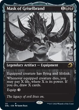 Mask of Griselbrand card from Innistrad: Double Feature
