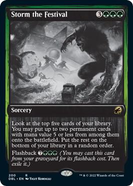 Storm the Festival card from Innistrad: Double Feature