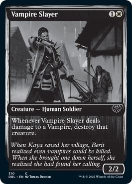 Vampire Slayer card from Innistrad: Double Feature