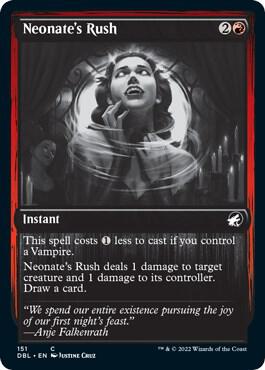 Neonate's Rush card from Innistrad: Double Feature