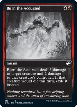 Burn the Accursed card from Innistrad: Double Feature