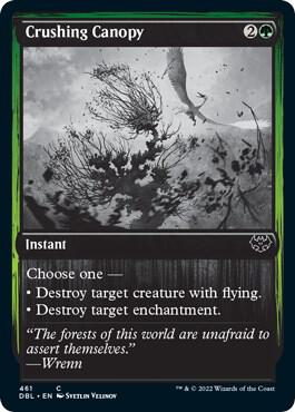 Crushing Canopy card from Innistrad: Double Feature