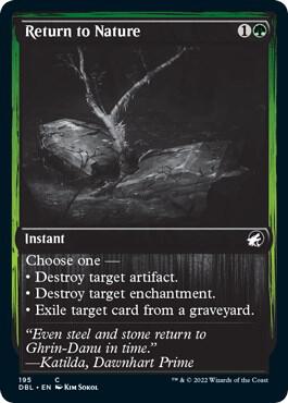 Return to Nature card from Innistrad: Double Feature