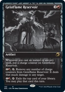 Geistflame Reservoir card from Innistrad: Double Feature