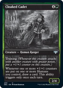 Cloaked Cadet card from Innistrad: Double Feature