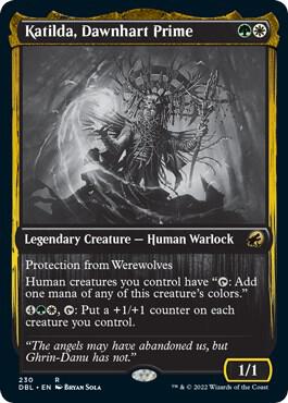 Katilda, Dawnhart Prime card from Innistrad: Double Feature