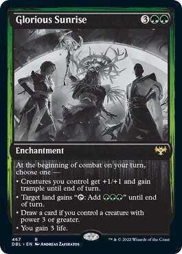 Glorious Sunrise card from Innistrad: Double Feature