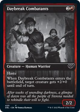 Daybreak Combatants card from Innistrad: Double Feature