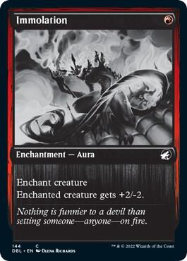 Immolation card from Innistrad: Double Feature