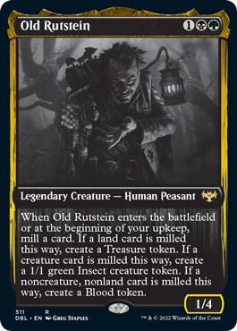 Old Rutstein card from Innistrad: Double Feature