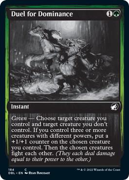 Duel for Dominance card from Innistrad: Double Feature