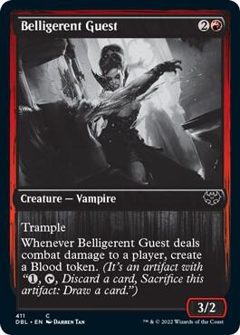 Belligerent Guest card from Innistrad: Double Feature