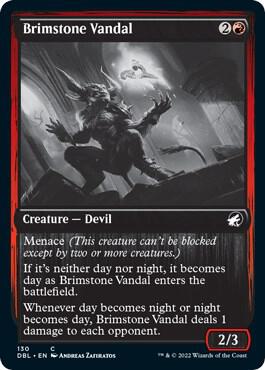 Brimstone Vandal card from Innistrad: Double Feature