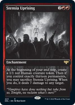 Stensia Uprising card from Innistrad: Double Feature