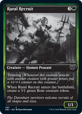 Rural Recruit card from Innistrad: Double Feature