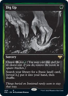 Dig Up card from Innistrad: Double Feature