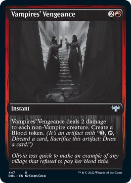 Vampires' Vengeance card from Innistrad: Double Feature