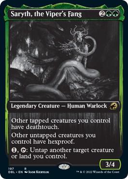 Saryth, the Viper's Fang card from Innistrad: Double Feature