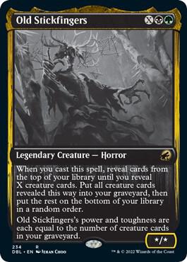 Old Stickfingers card from Innistrad: Double Feature