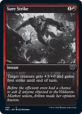 Sure Strike card from Innistrad: Double Feature