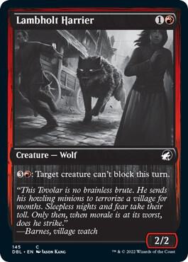 Lambholt Harrier card from Innistrad: Double Feature