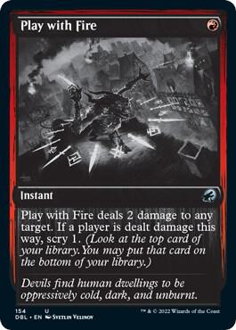 Play with Fire card from Innistrad: Double Feature
