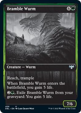 Bramble Wurm card from Innistrad: Double Feature