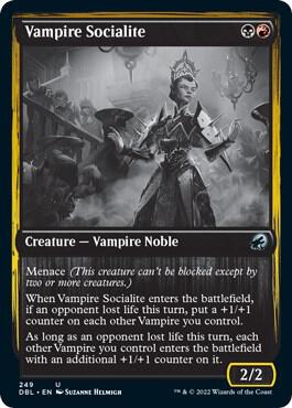 Vampire Socialite card from Innistrad: Double Feature